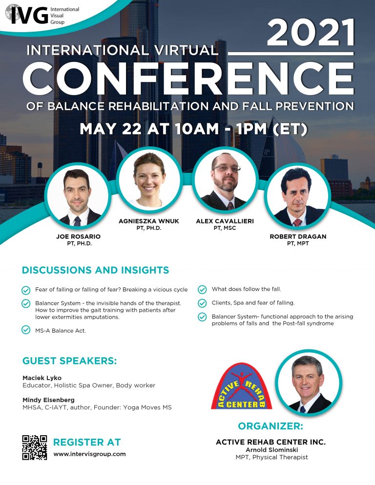 May 22, 2021 – Balance Rehabilitation and Fall Prevention Conference